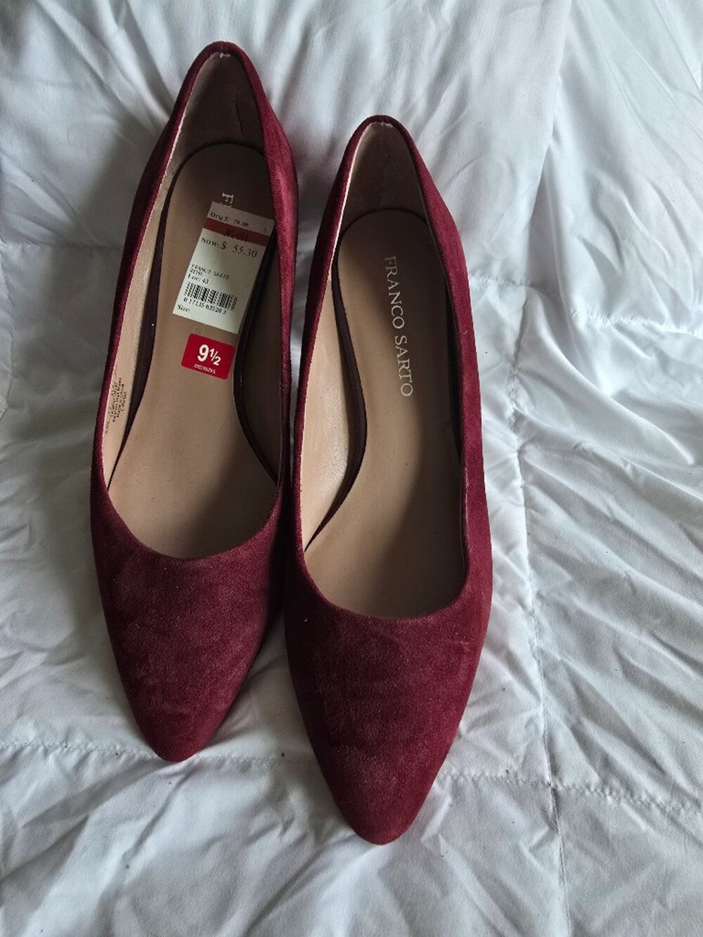 Franco Sarto Rema- Red Suede